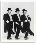 Moe Howard's Collapsible Top Hat, Likely Worn on Stage -- No Size Listed, Though Inner Circumference Measures Approximately 22'' -- Dobbs Fifth Avenue Black Satin Hat Is Near Fine
